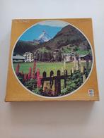 Ronde retro puzzel - 500 stukjes - mist ook 1 stukje, Ophalen, Minder dan 500 stukjes, Gebruikt, Legpuzzel