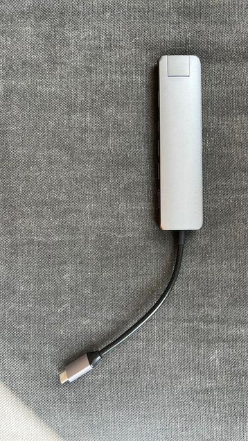 Satechi 7-in-1 USB-C Slim Multiport Adapter - Spacegrijs beschikbaar voor biedingen