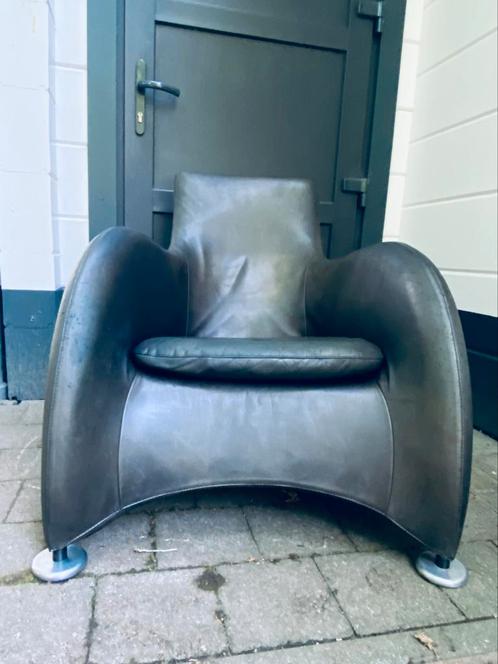 Vintage Montis Loge fauteuil, Huis en Inrichting, Fauteuils, Gebruikt, Leer, Ophalen of Verzenden