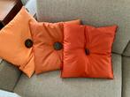 3 Sierkussen(s) Claudi, Ophalen of Verzenden, Zo goed als nieuw, Oranje, Vierkant