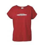 JCW T-shirt MINI Works kleur chili red dames maat S merchand, -, -, Nieuw, Ophalen of Verzenden