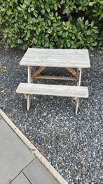 Gratis ophalen tuintafel kinderen, Tuin en Terras, Ophalen, Gebruikt, Rechthoekig, Hout