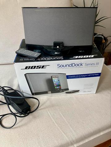 Bose | SoundDock | Serie III | Piano Black   beschikbaar voor biedingen