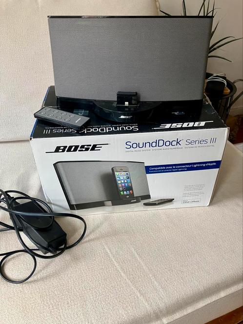 Bose | SoundDock | Serie III | Piano Black, Audio, Tv en Foto, Luidsprekers, Zo goed als nieuw, 120 watt of meer, Bose, Ophalen of Verzenden