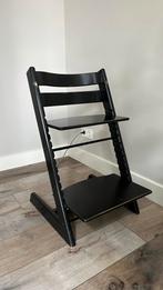 Stokke Tripp Trapp stoel zwart (2 stuks), Ophalen, Zo goed als nieuw, Meegroeistoel
