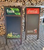 Stoepbord fuzetea/coca cola reclamebord krijtborden 60€ p/s, Verzamelen, Ophalen, Gebruikt, Reclamebord