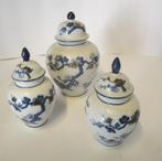 Potjes set van 3 stuks, Huis en Inrichting, Ophalen of Verzenden, Zo goed als nieuw, Overige materialen, Pot, Bus of Blik