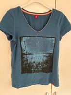 Leuk shirt van EDC, L, blauw , als nieuw, Ophalen of Verzenden, Zo goed als nieuw, Blauw, Korte mouw