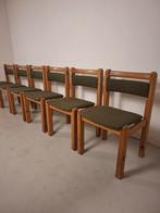 6x Vintage Deens design stoelen Scandinavisch design, Ophalen of Verzenden, Bruin