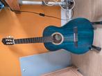 Gitaar 3/4 formaat met blauwe finish look, Muziek en Instrumenten, Snaarinstrumenten | Gitaren | Akoestisch, Ophalen, Zo goed als nieuw