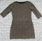 Ilse Jacobsen jurk zwart met beige, ecru, maat 40, Maat 38/40 (M), Overige kleuren, Ophalen of Verzenden, Boven de knie