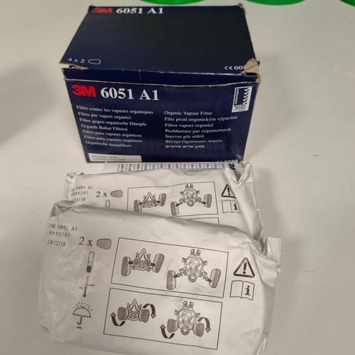 3M 6051 A1 Gasfilter voor halfgelaatsmasker, Doe-het-zelf en Verbouw, Adembescherming, Nieuw, Accessoires, Ophalen
