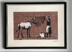BANKSY : lithografie meet certificaat, Antiek en Kunst, Kunst | Litho's en Zeefdrukken, Ophalen of Verzenden