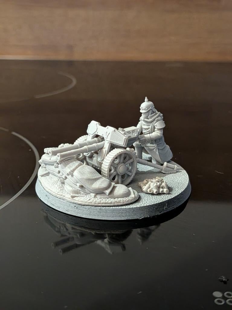 Death Korps Heavy Stubber Team - Makers Cult Proxy, Figuurtje(s), Ophalen of Verzenden, Geverfd, Warhammer 40000