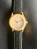 Vintage horloge goud - in nieuwstaat!, Ophalen of Verzenden, Zo goed als nieuw, Leer, Overige merken