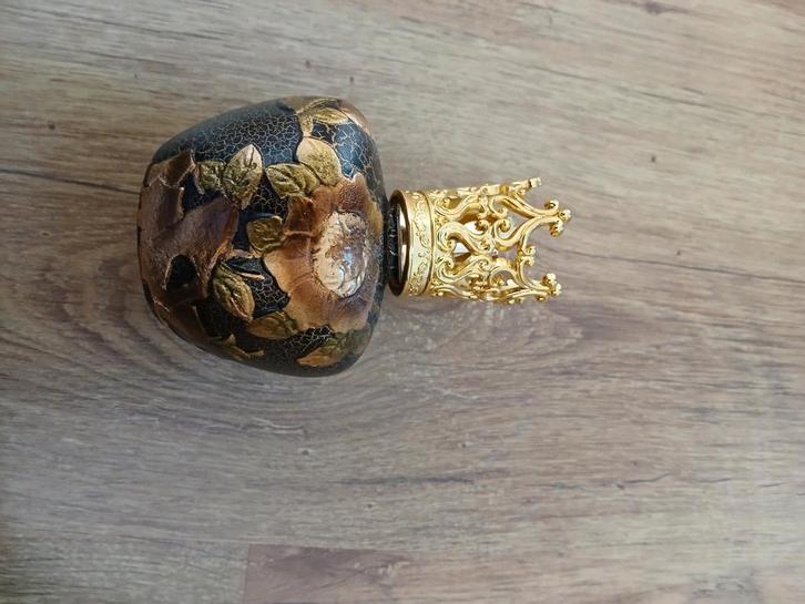 Oliebrander met Kroon, Huis en Inrichting, Woonaccessoires | Kandelaars en Kaarsen, Gebruikt, Kaars, Minder dan 25 cm, Overige materialen