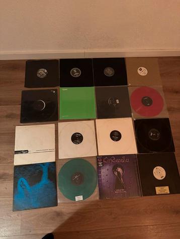 Vinyl - 16 Platen Techno/Acid/House/Rock beschikbaar voor biedingen