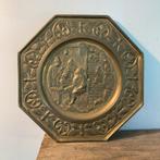 Antiek Koperen Wandbord, Ophalen of Verzenden, Koper