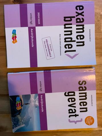 Examenbundel Aardrijkskunde VMBO 2025 (2 delen) beschikbaar voor biedingen