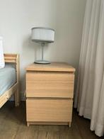 IKEA MALM chest of 2 draws (light oak), Huis en Inrichting, Kasten | Ladekasten, Ophalen, Gebruikt, 25 tot 50 cm, Minder dan 100 cm