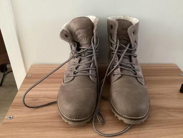 Helly Hansen leren veterboots beige taupe 37 teddy fleece beschikbaar voor biedingen