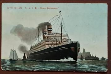 ansichtkaart N.A.S.M. s.s. Nieuw Rotterdam beschikbaar voor biedingen