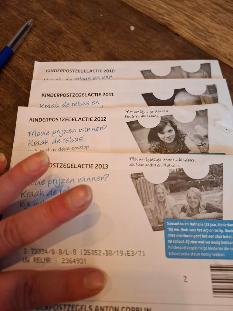 Kinderpostzegels 2010, 2011, 2012 en 2013, Ophalen of Verzenden, Na 1940, Postfris