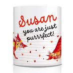 katten mok Purrrfect (te personaliseren), Keramiek, Nieuw, Ophalen of Verzenden, Overige stijlen