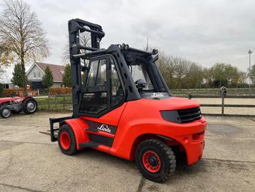 Linde H80D-01/900 Heftruck Diesel Vorkenspreider (bj 2012) beschikbaar voor biedingen
