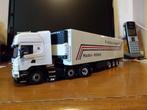 Wsi Scania  R 380 de Bruin  Houten, Hobby en Vrije tijd, Modelauto's | 1:50, Ophalen of Verzenden, Zo goed als nieuw, Bus of Vrachtwagen