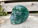 Knappe groene fluoriet schedel, Sieraden, Tassen en Uiterlijk, Edelstenen, Ophalen of Verzenden