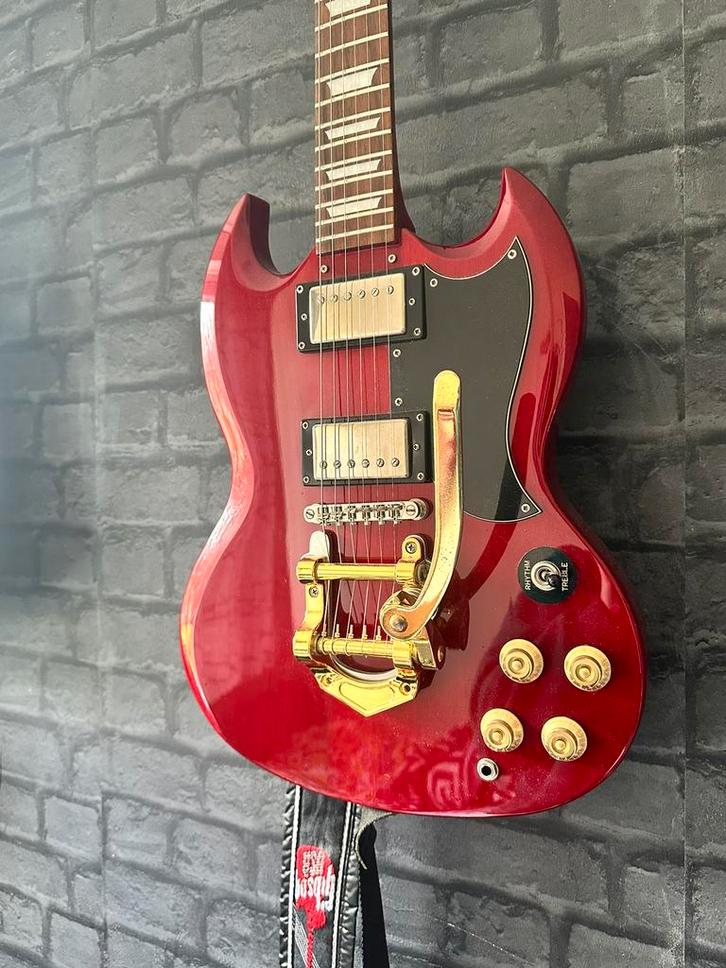 Custom Epiphone SG uit 2011, Muziek en Instrumenten, Snaarinstrumenten | Gitaren | Elektrisch, Zo goed als nieuw, Ophalen
