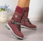 Ultra-warme Winter Laarzen laarsjes Dames Rood maat 41 nieuw, Kleding | Dames, Schoenen, Hoge laarzen, Nieuw, Ophalen of Verzenden