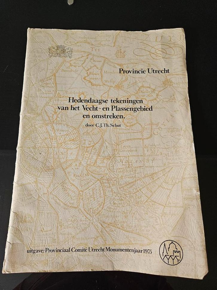 Utrecht Vecht- en Plassengebied Tekeningen 1975, Boeken, Geschiedenis | Stad en Regio, Zo goed als nieuw, 20e eeuw of later, Ophalen of Verzenden