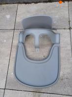 Stokke tafelblad en babyset, grijs (storm grey), Kinderen en Baby's, Kinderstoelen, Ophalen of Verzenden, Gebruikt, Meegroeistoel