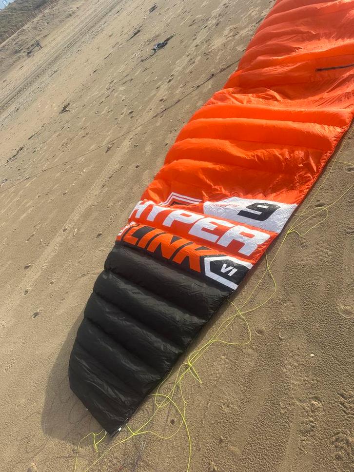 Ozone hyperlink v1 9 meter, Watersport en Boten, Kitesurfen, Geen board, Ophalen