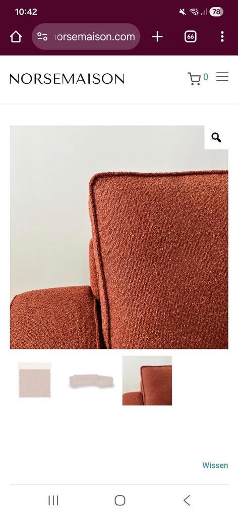 Hoes nockeby, Huis en Inrichting, Banken | Bankstellen, Nieuw, Vierpersoons of meer, Stof, Ophalen of Verzenden