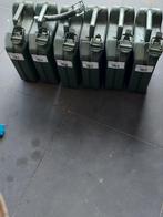 Koopje!! metalen jerrycan's 6 stuks 10 liter, Ophalen, Nieuw