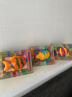 Upcycle lijstje met keramiek vis - kinderkamer decoratie, Huis en Inrichting, Woonaccessoires | Wanddecoraties, Ophalen of Verzenden