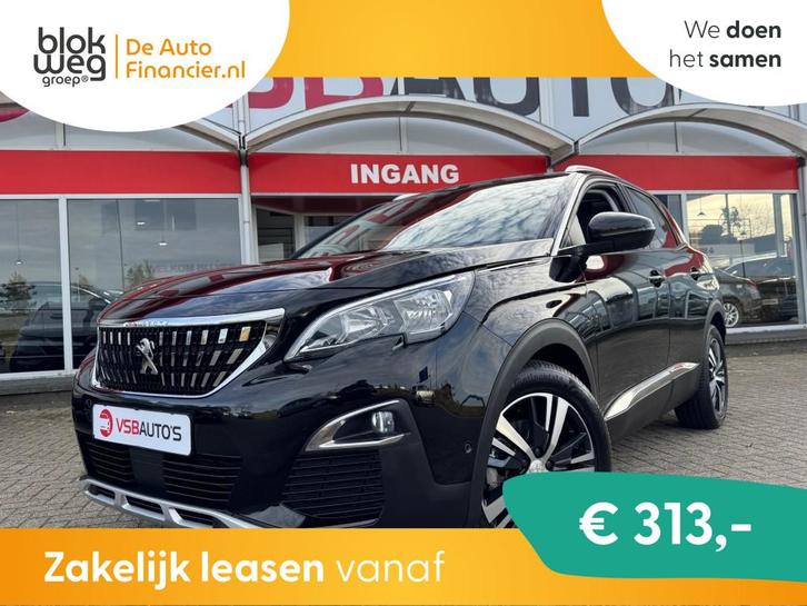 Peugeot 3008 1.2 PURETECH AUT ALLURE . 130PK PA € 18.450,0, Auto's, Peugeot, Bedrijf, Lease, Financial lease, ABS, Achteruitrijcamera