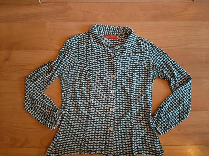 Blouse Bakery Ladies groen wit maat XL, Kleding | Dames, Blouses en Tunieken, Gedragen, Maat 46/48 (XL) of groter, Overige kleuren