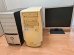 2 oudere PC's met Monitor (Zonder Kabels), Computers en Software, Desktop Pc's, Ophalen, Gebruikt, HDD, Minder dan 4 GB