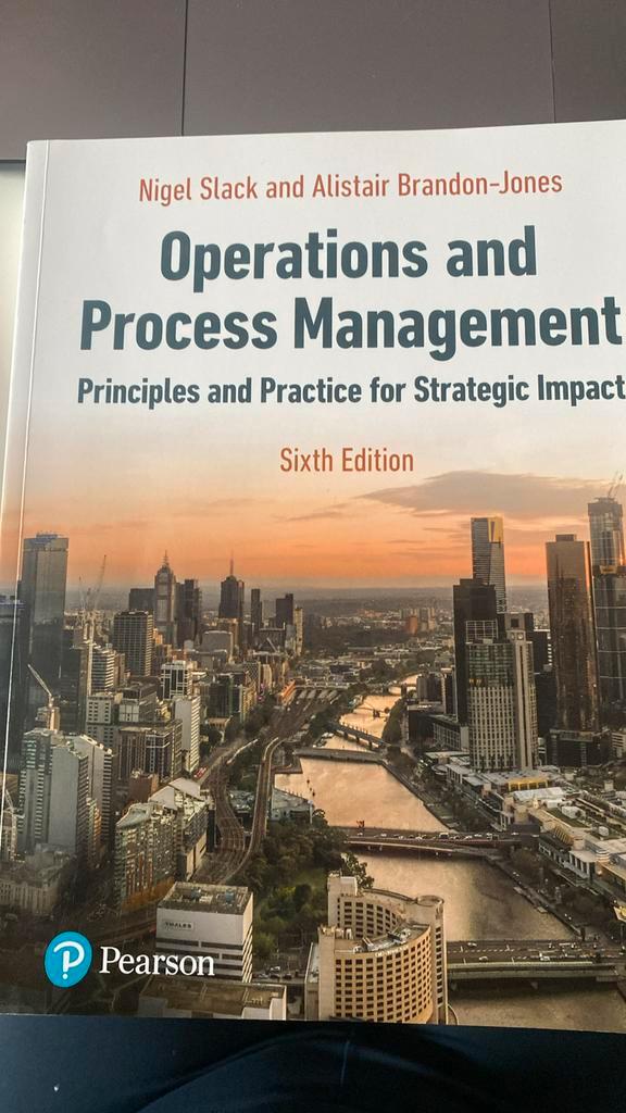 Operations and process management, Boeken, Economie, Management en Marketing, Zo goed als nieuw, Overige onderwerpen, Ophalen of Verzenden