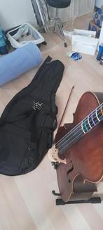Cello -Leonardo LC - 2744-M 4/4, Muziek en Instrumenten, 4/4-cello, Zo goed als nieuw, Met koffer, Ophalen