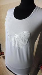 SHIRT VAN SCEE BY TWINSET NIEUW, Maat 38/40 (M), Verzenden, Wit, Zo goed als nieuw