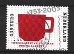Gestempeld Nederland 250 jaar  Douwe Egberts ( 251120-7, Ophalen of Verzenden, Na 1940, Gestempeld