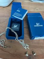 Swarovski set ketting en oorbellen als nieuw, Ophalen of Verzenden, Zo goed als nieuw, Sieraad of Horloge