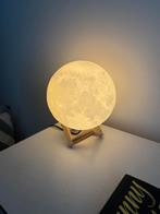 Grote maanlamp met stekker, Huis en Inrichting, Ophalen, Zo goed als nieuw, Minder dan 50 cm