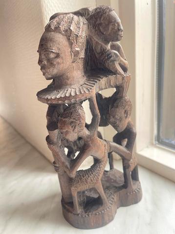 Tree of life makonde massief ebbenhout. beschikbaar voor biedingen