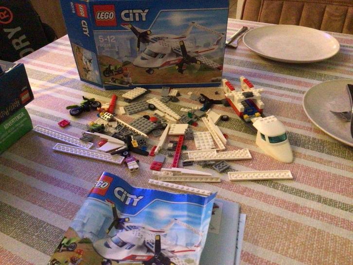 Lego City 60116 - Vliegtuig, Kinderen en Baby's, Speelgoed | Duplo en Lego, Gebruikt, Lego, Complete set, Ophalen of Verzenden